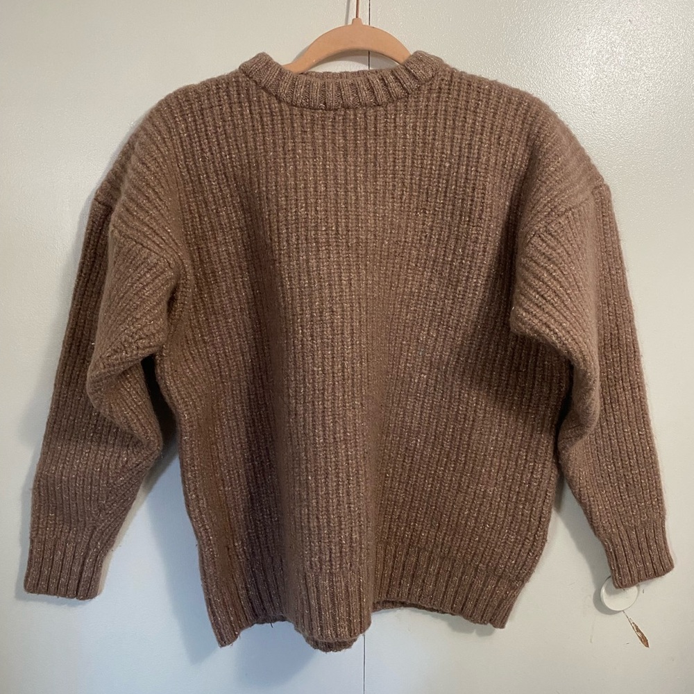 Vintage Antartex Shetland Wool Thick Wool Crewneck Sweater size Large